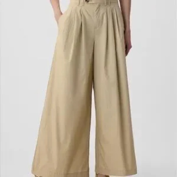 GAP X DOEN wide leg khaki pants - Picture 2 of 3